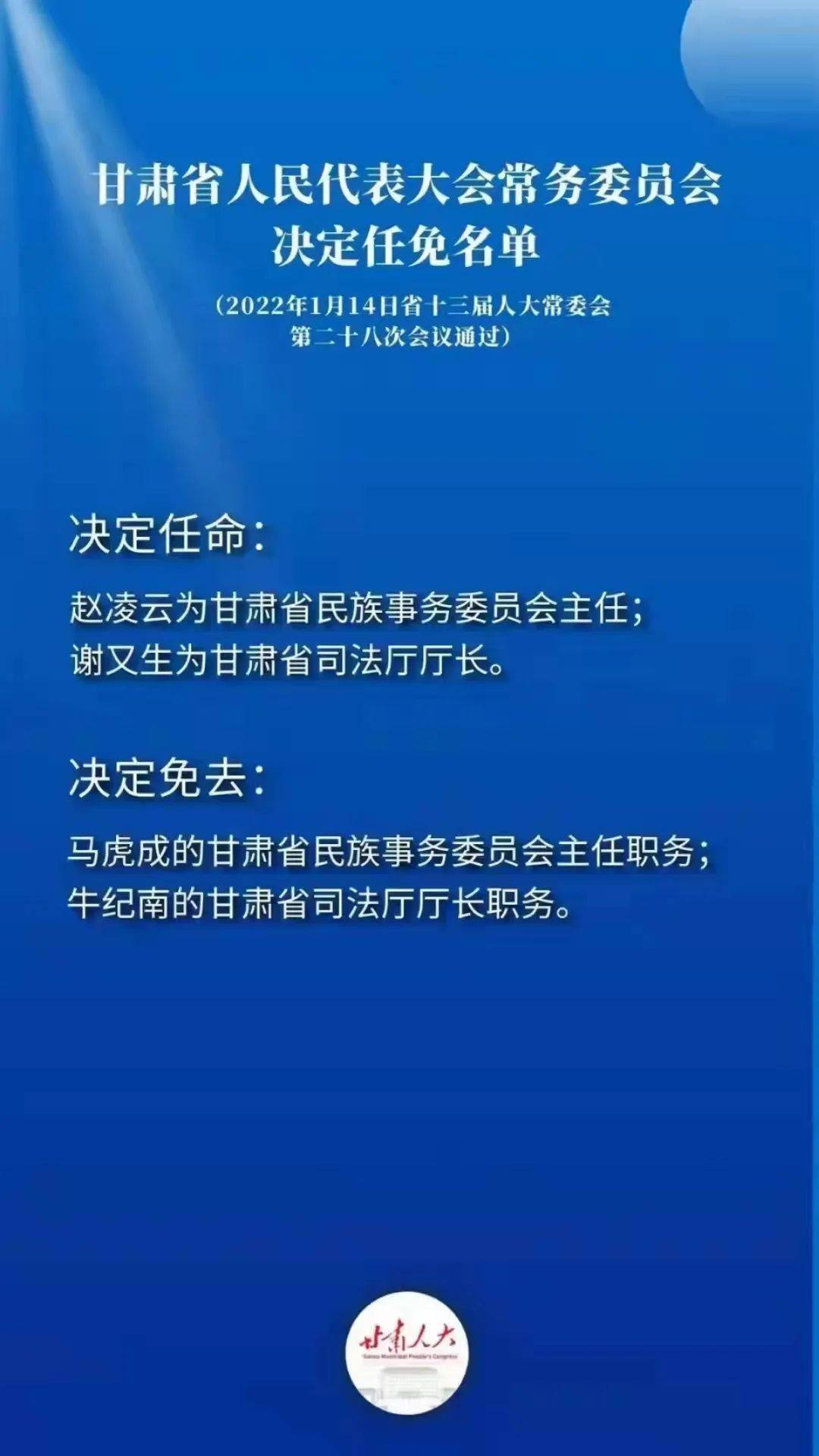 甘肃最新人事任免动态概览