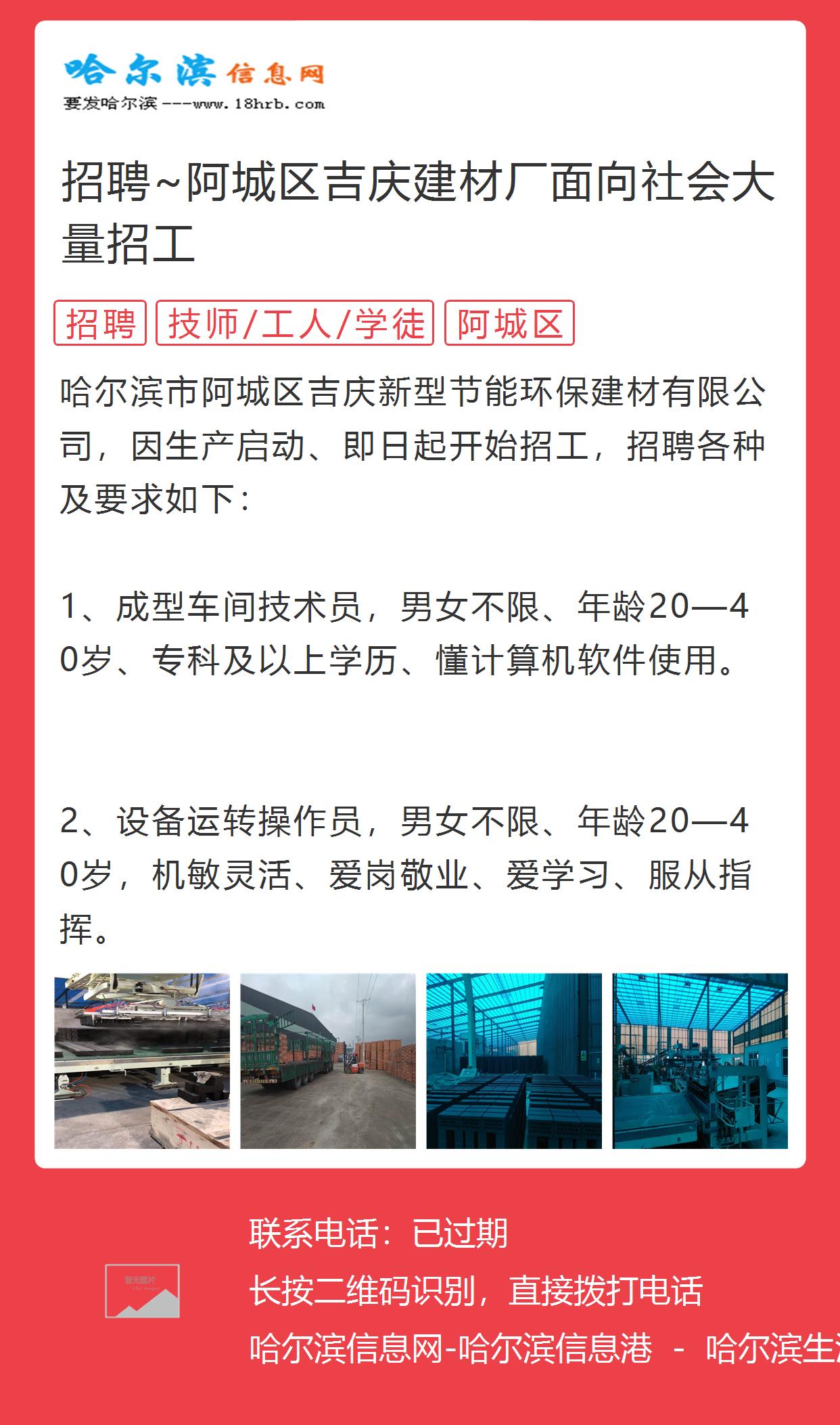 阿城区信息港最新招聘动态概览