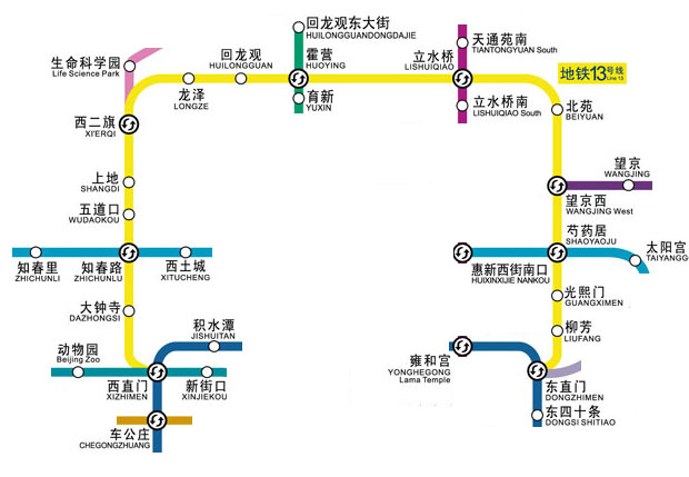 地铁13号线最新线路图，城市脉络的新拓展