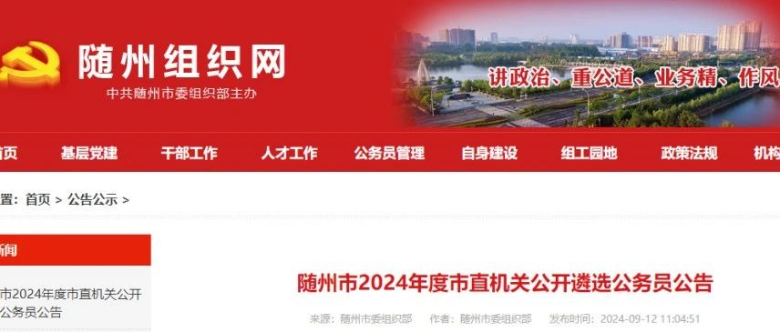 随州市外事办公室最新招聘公告详解